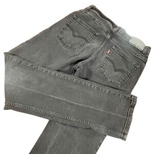 Levi's 511 Slim Jeans Kids Size 18 Tag 29x31 Meas 29x28.5 Black Performance Flaw